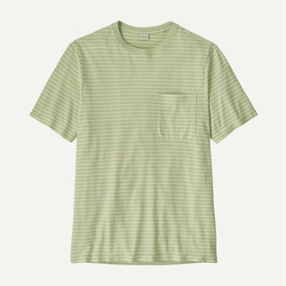 Patagonia Mens Trail Harbor Pocket Tee lichen green